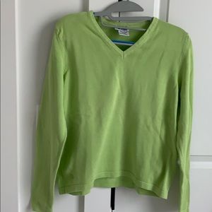 Lilly Pulitzer cotton V-Neck sweater size small